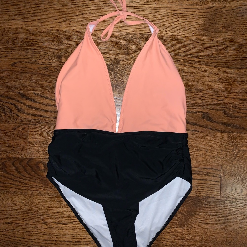 low cut one piece